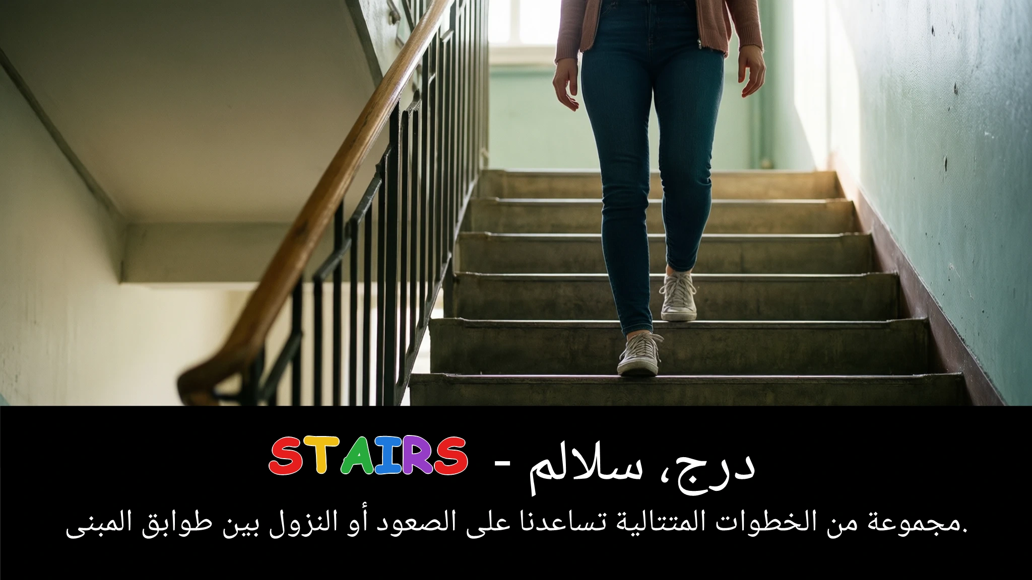 Arabic Illustration for stairs